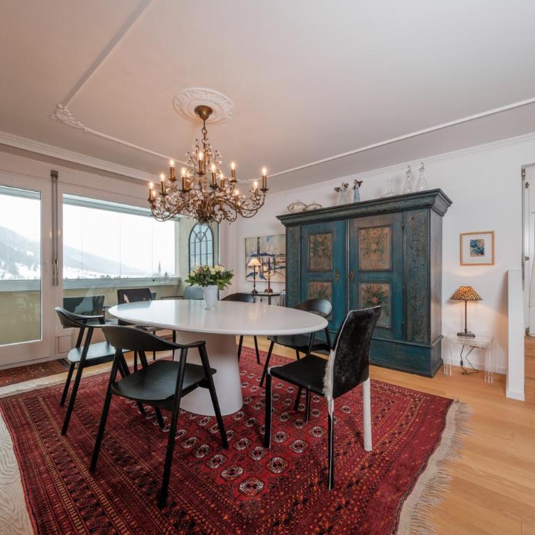 Heart of Davos apartments - Apartment mit 2 Schlafzimmern und Bergblick - 19