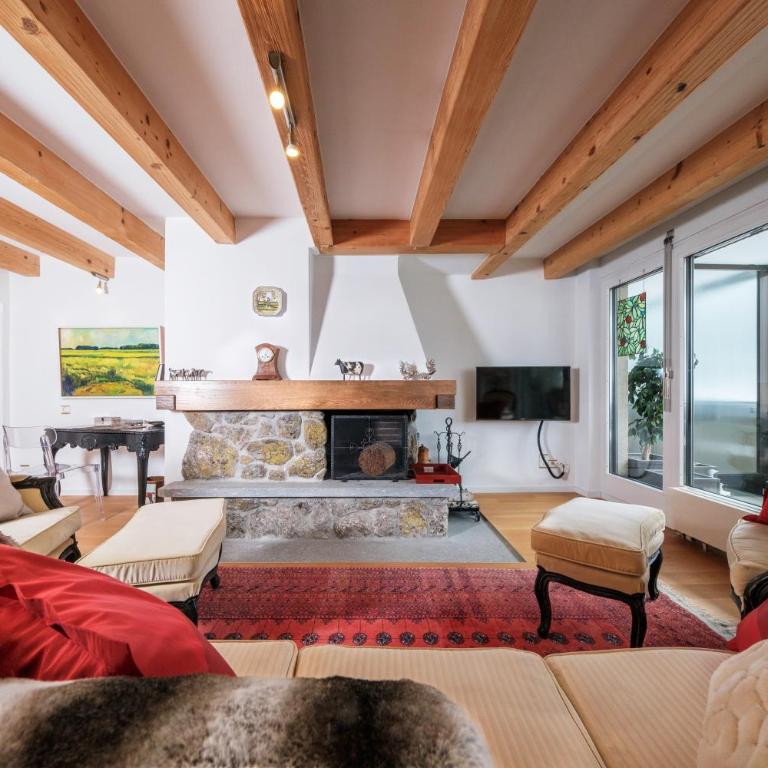 Heart of Davos apartments - Apartment mit 2 Schlafzimmern und Bergblick - 1
