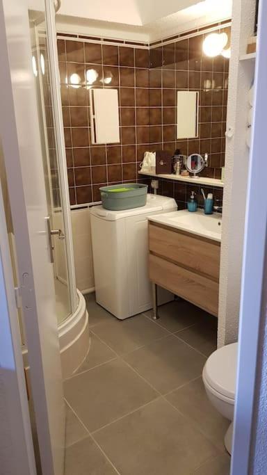 Le Soleil du Cap, 4p Proche mer - Piscine - Parking - Wifi - Clim - Apartment mit 1 Schlafzimmer und Meerblick - 16