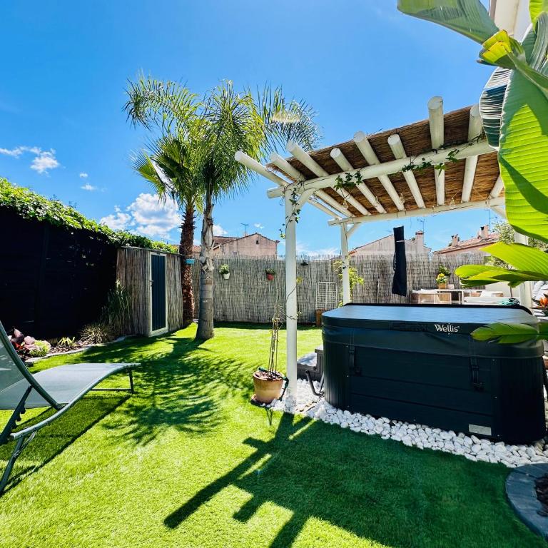 Séjour Détente! Jacuzzi + Jardin privés - Appartamento con 1 Camera da Letto - 16