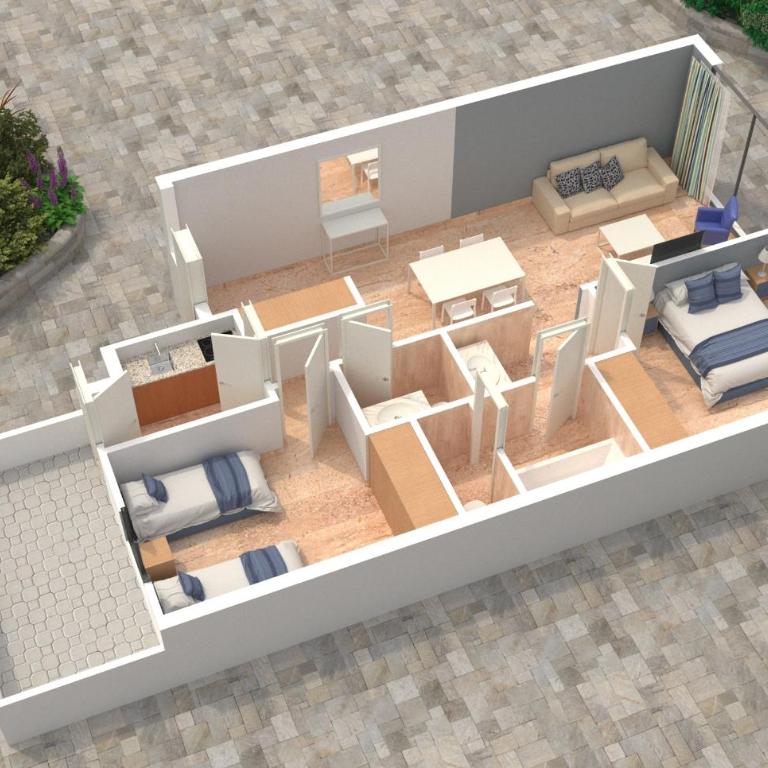 Apartamentos Magic Atrium Plaza - Apartamento de 2 dormitorios (2 adultos + 2 niños) - 11