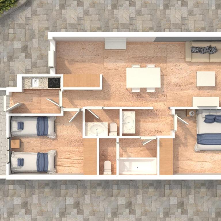 Apartamentos Magic Atrium Plaza - Apartamento de 2 dormitorios (2 adultos + 2 niños) - 12