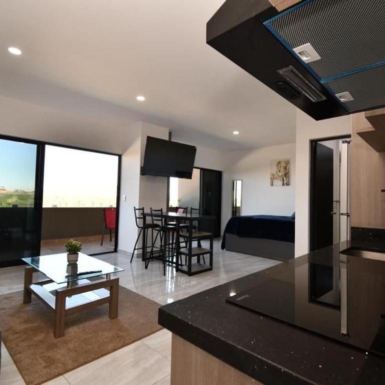 Loft de lujo con 9 albercas y vistas al campo de golf - One-Bedroom Apartment - 1