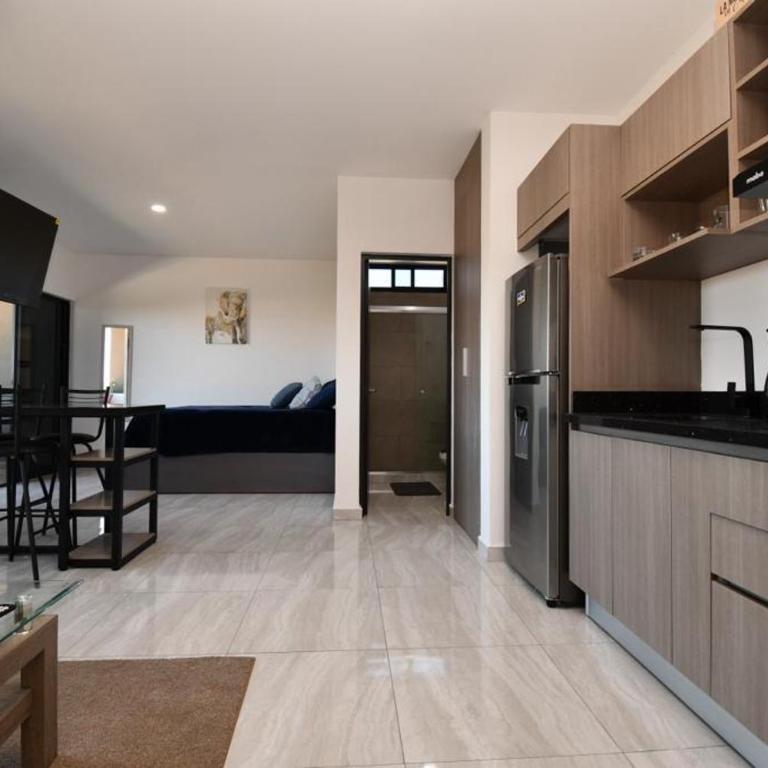 Loft de lujo con 9 albercas y vistas al campo de golf - One-Bedroom Apartment - 7