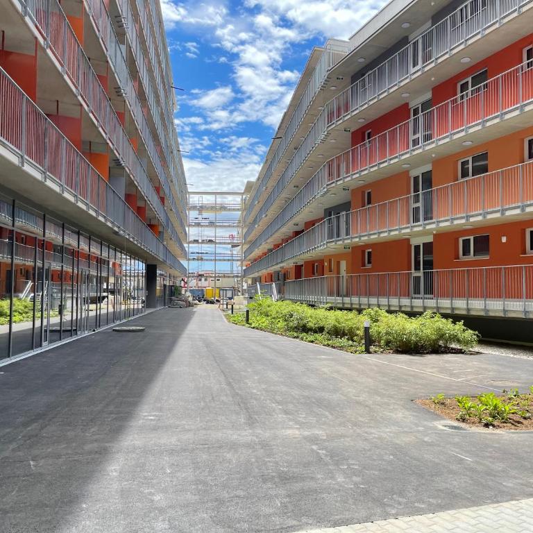 Luxusapartment mit 40 qm Terrasse, E-Parkplatz und Parkplatz - Apartment mit 2 Schlafzimmern und Terrasse - 48