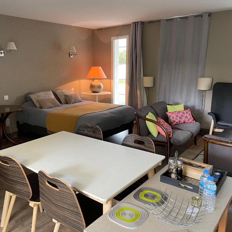 Maison des Hérissons 4 étoiles - maison indépendante très cosy de 45m2 - clim - parking gratuit - Doppelzimmer mit Patio - 21