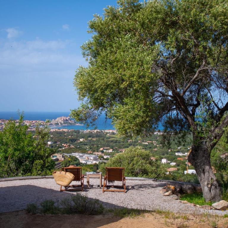 Maisonnette en plein maquis vue splendide à 5 min du centre et de la plage - Studio - 29