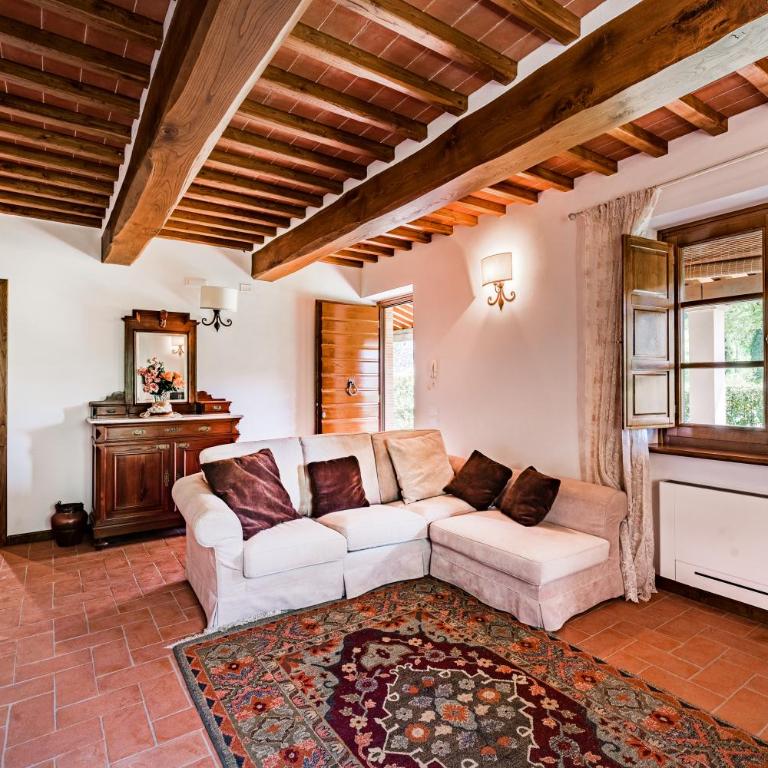 Villa Vittoriano - Tuscan Villa for 7 with Jacuzzi - Happy Rentals - Villa mit Gartenblick - 4