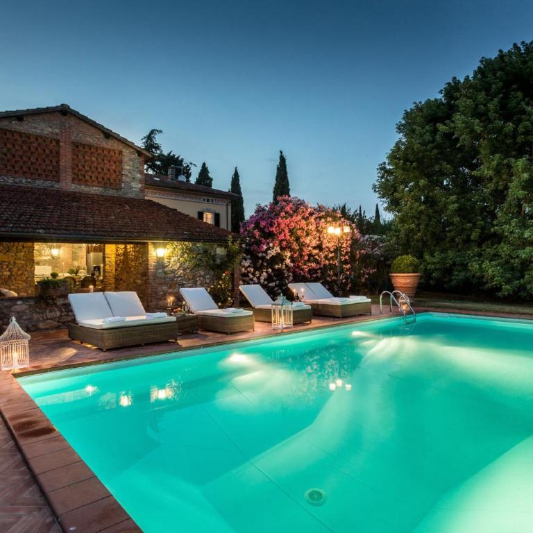 Villa Clara, Luxury 5 bedrooms Lakefront Farmhouse Villa with Private Pool on the Lucca Hills - Villa - 66