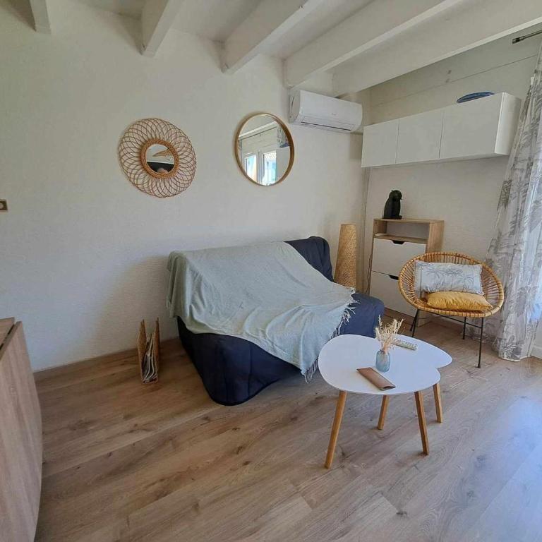Charmante maison 2 pièces cabine 6 personnes, proche mer et étang, terrasse avec BBQ - FR-1-326-752 - Appartement - 7