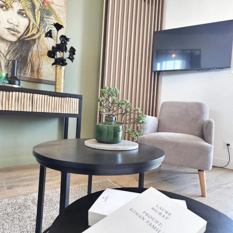 T2 design proche gare/Intra-M/Sillon, garage privé - Appartement 1 Chambre - 3