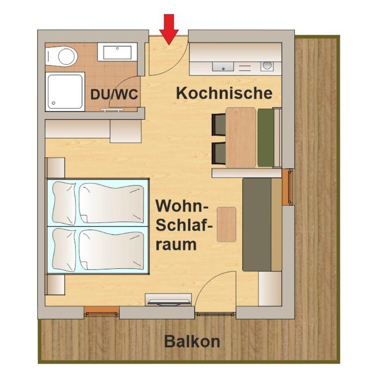 Linarhof Apartment Urlaub am Bio Bauernhof - Apartment mit 1 Schlafzimmer - 11