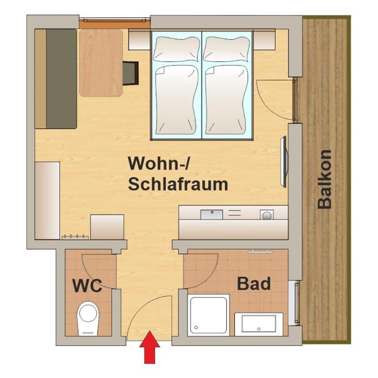 Linarhof Apartment Urlaub am Bio Bauernhof - Apartment mit 1 Schlafzimmer - 9