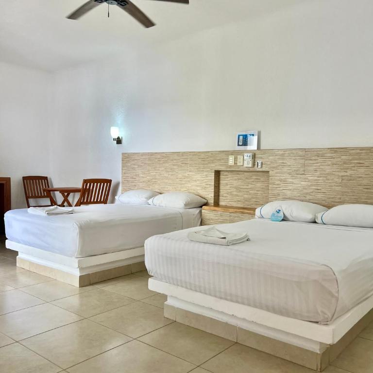 Pelicano Inn Playa del Carmen - Beachfront Hotel - Twin Room with Balcony - 3