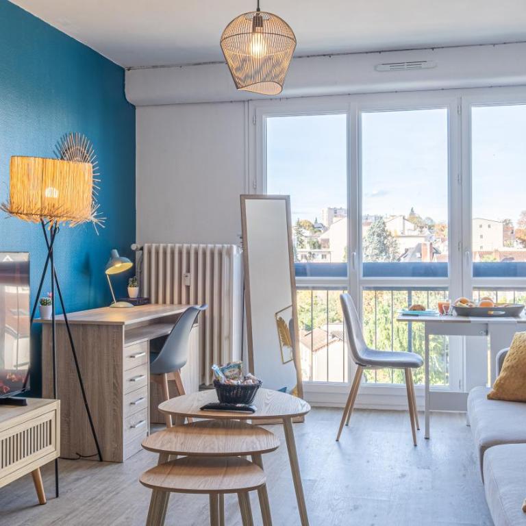 Bleu Paon - Welc'Home - WIFI haut débit, vue dégagée, calme et confortable - One-Bedroom Apartment - 30