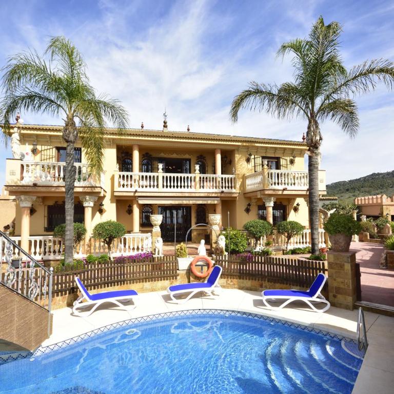Villa rural en Málaga con piscina y vistas al mar - Villa - 52