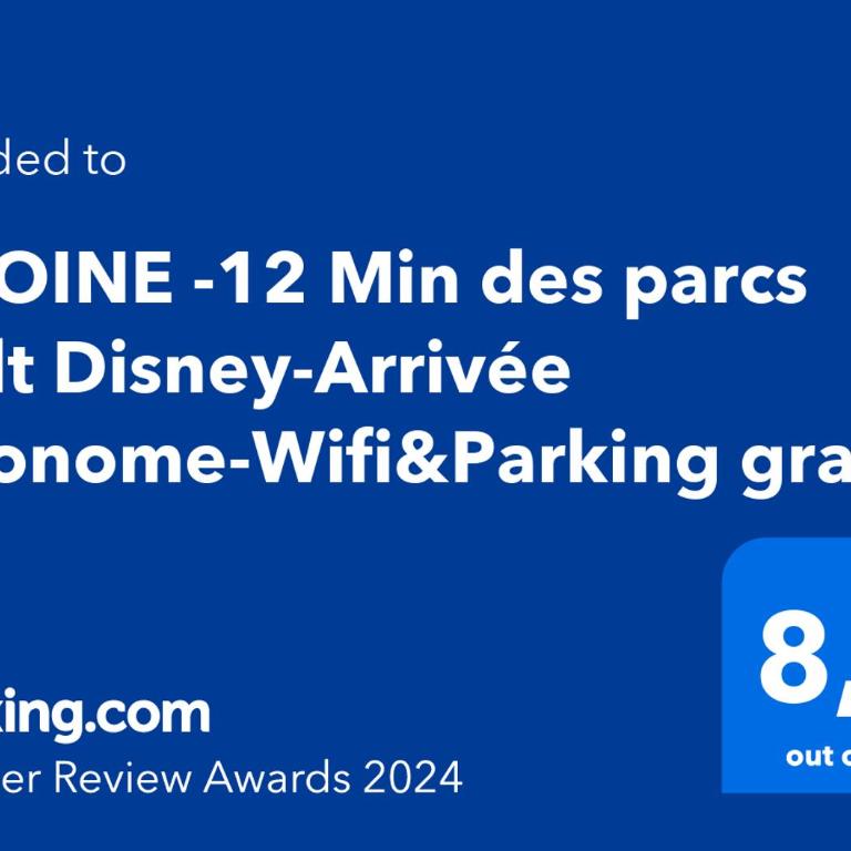 PIVOINE -12 Min des parcs Walt Disney-Arrivée autonome-Wifi&Parking gratuit - Studio - 23