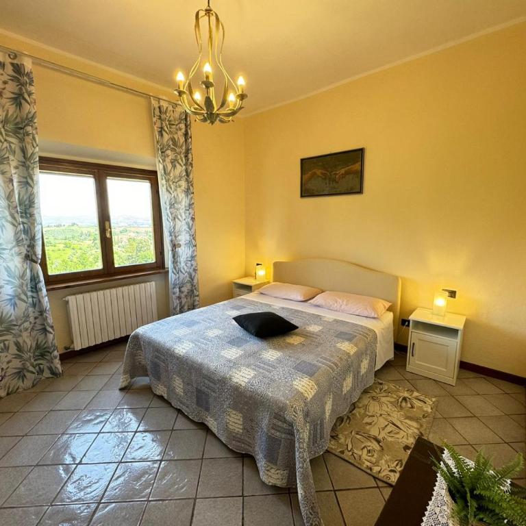 B&B Il Fienile San Gimignano - Camera Matrimoniale con Vista Giardino - 14