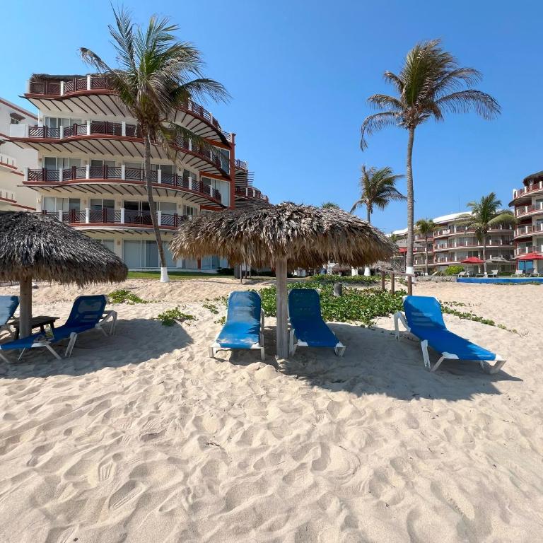 Beachfront in a peaceful Resort 8mi from Puerto Escondido - Apartamento de 2 dormitorios - Frente al océano - 32
