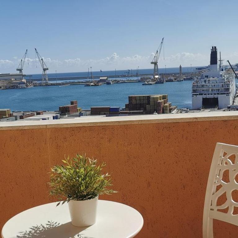 Port Side Elegance Palermo - Camera Queen con Vista Mare - 2