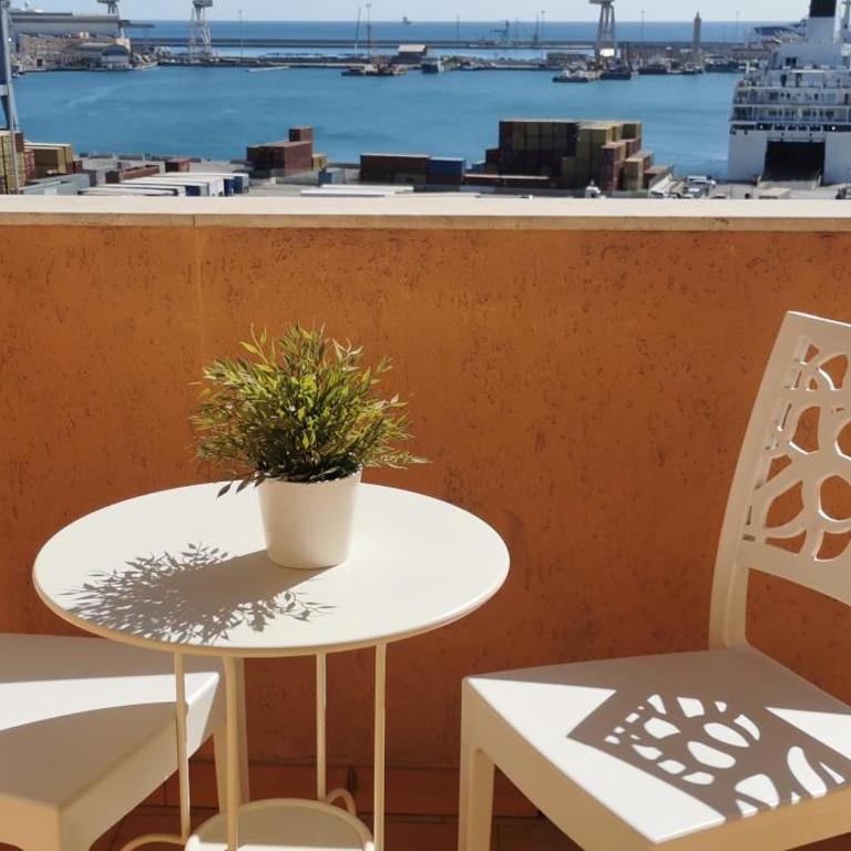Port Side Elegance Palermo - Camera Queen con Vista Mare - 3