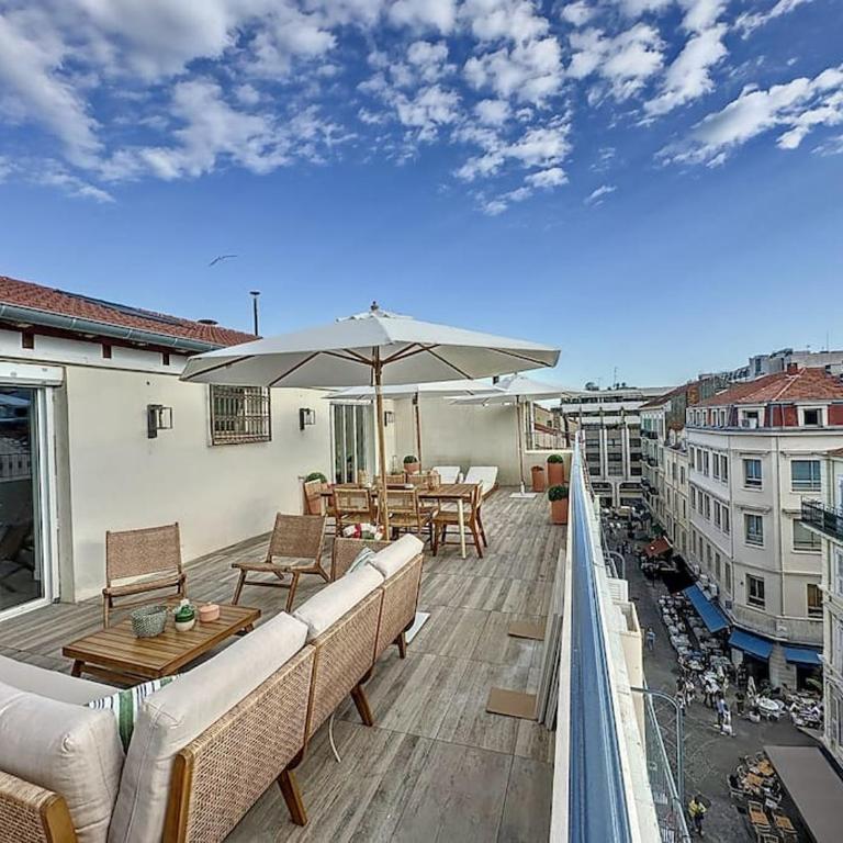 79m2 Penthouse, Palais et plages à 400m rooftop - Apartment mit 2 Schlafzimmern - 4