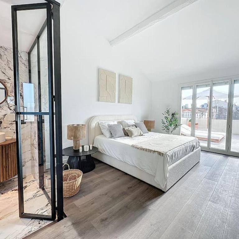 79m2 Penthouse, Palais et plages à 400m rooftop - Apartment mit 2 Schlafzimmern - 14