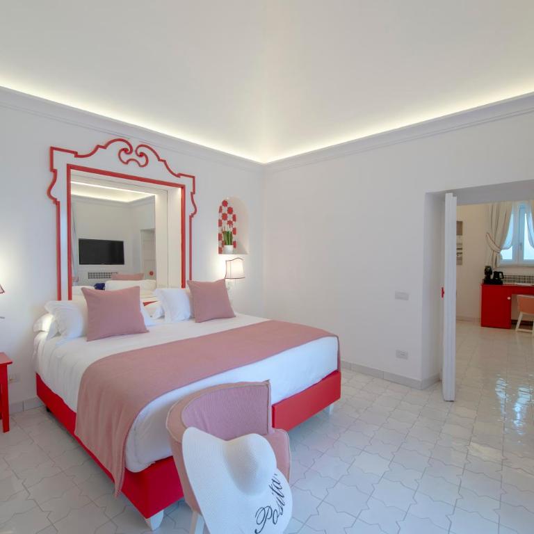 Villa Francesco Luxury Suites - Camera Deluxe Matrimoniale/Doppia con Letti Singoli con Vista Mare - 1
