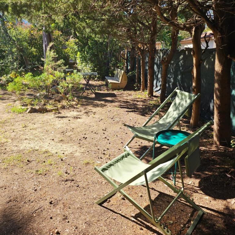 Les Lambrusques T2 avec jardin à 300 m de la plage - Apartamento de 1 dormitorio - 14