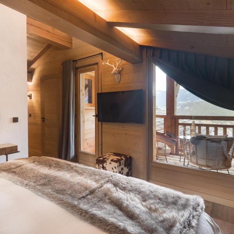 Luxury Megève Chalet, sleeps 8 with Mountain Views and Jacuzzi - Chalet - 28