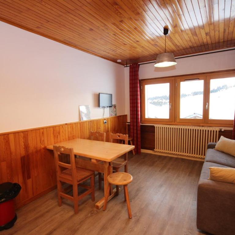 Chalet Les Myrtilles aux Saisies sur les pistes - Studio mit Schlafsofa - 1