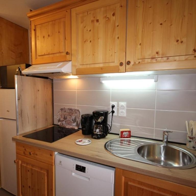 Chalet Les Myrtilles aux Saisies sur les pistes - Studio mit Schlafsofa - 1