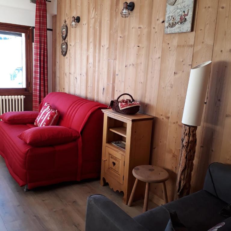 Chalet Les Myrtilles aux Saisies sur les pistes - Studio mit Schlafsofa - 2