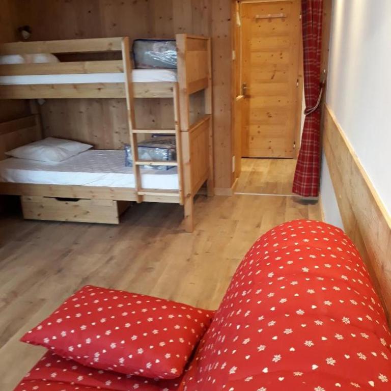 Chalet Les Myrtilles aux Saisies sur les pistes - Studio mit Schlafsofa - 5