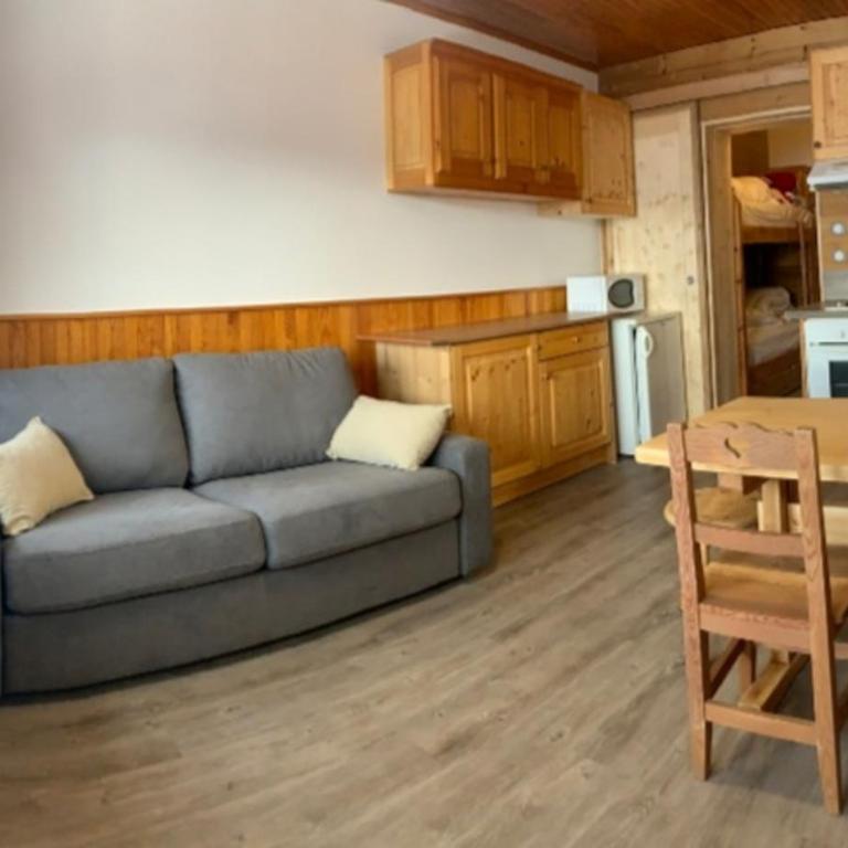 Chalet Les Myrtilles aux Saisies sur les pistes - Studio mit Schlafsofa - 8