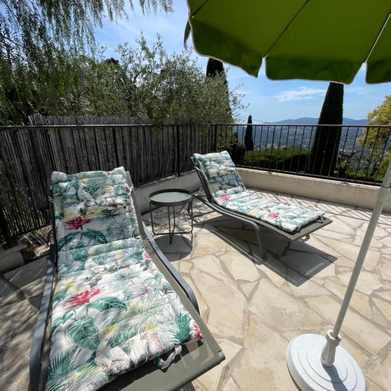 Villa Daphné - Doppel-/Zweibettzimmer mit Gartenblick - 3