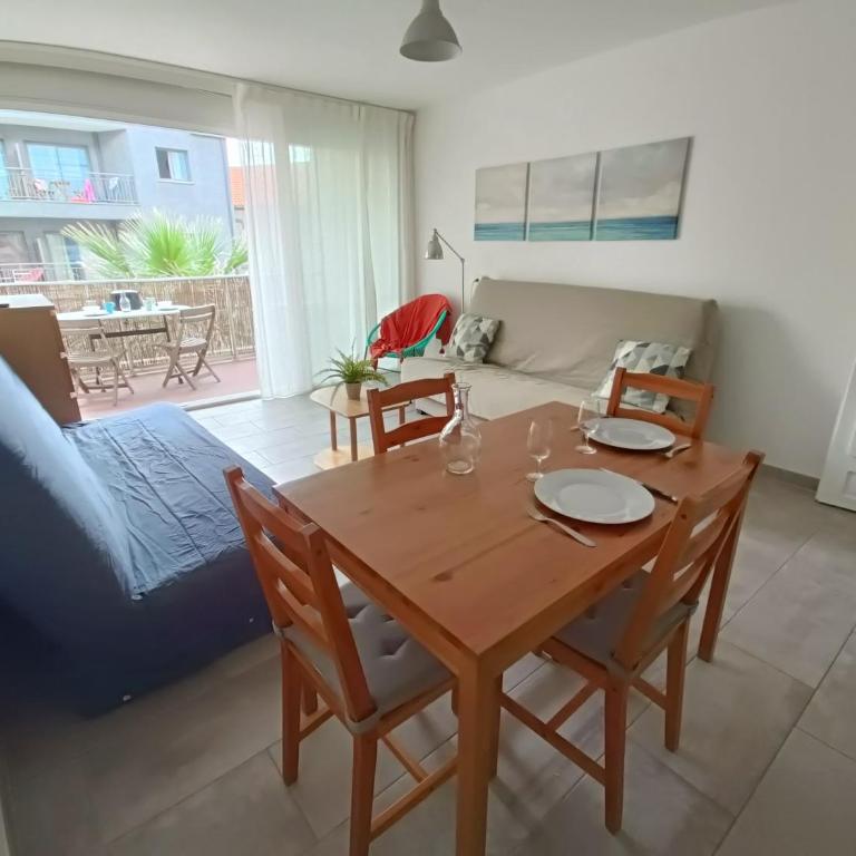 Studio Palavas proche plages et centre - terrasse - Clim & Parking - Studio avec Terrasse - 6