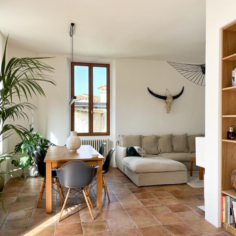 La Thébaïde - Habitación con cama extragrande y vistas al jardín - 30