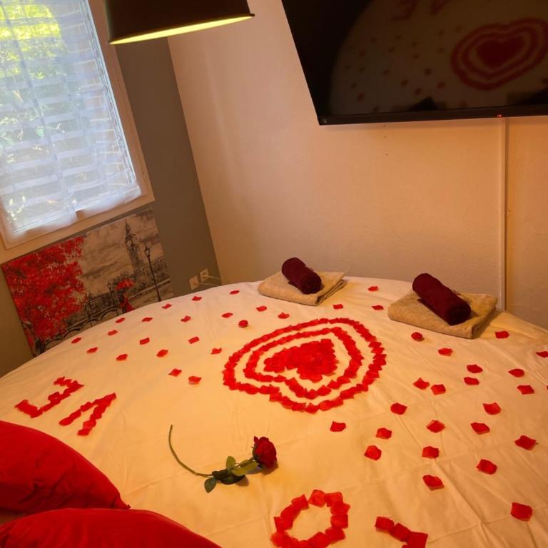 Joli T2, jacuzzi, lit rond, jardin, parking privé, métro - One-Bedroom Apartment - 11