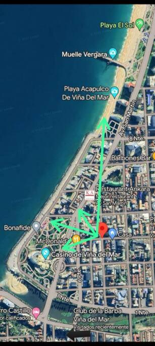 Amplio apartamento para 7 personas a pasos del mar y casino - Three-Bedroom Apartment - 43