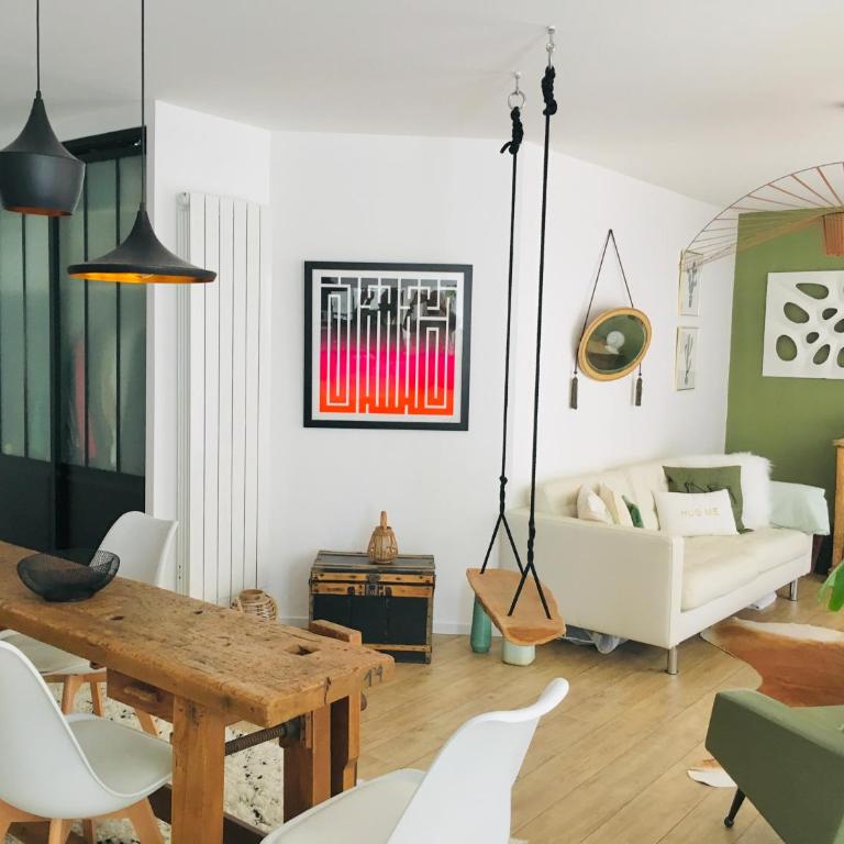 Hygge Loft Nantes Gare TGV jardin des plantes - Apartment mit 1 Schlafzimmer - 1