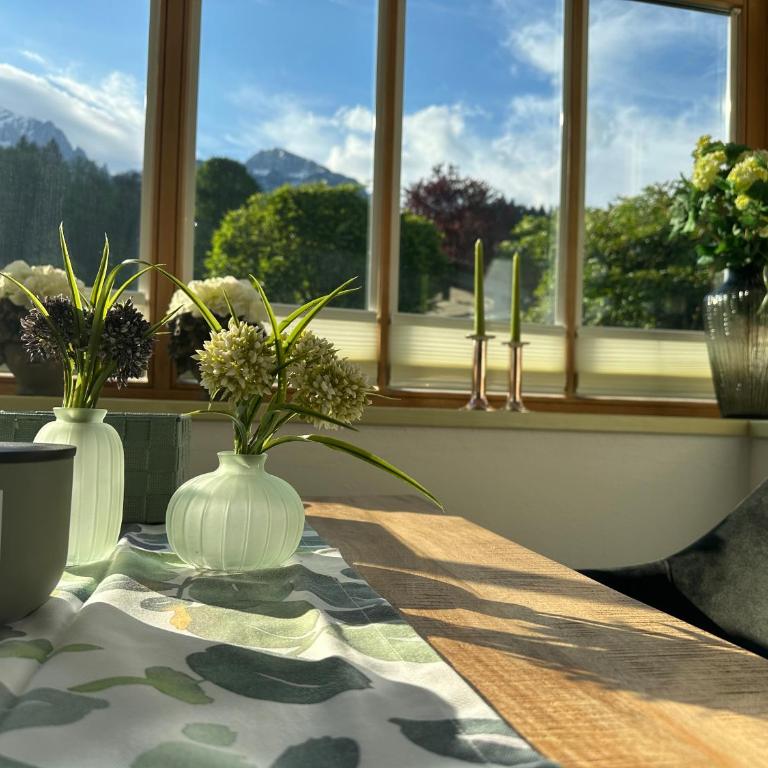 Ferienwohnung Marianne Bergpanorama für Paare 60qm - Apartment mit Blick auf die Berge - 12