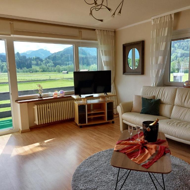 Ferienwohnung Oberstdorf - Familienapartment mit 2 Schlafzimmern und Aussicht - 4