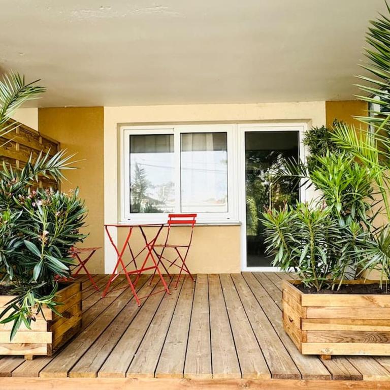 Studio Mimosa - 500m de la plage - Apartment mit 1 Schlafzimmer - 1