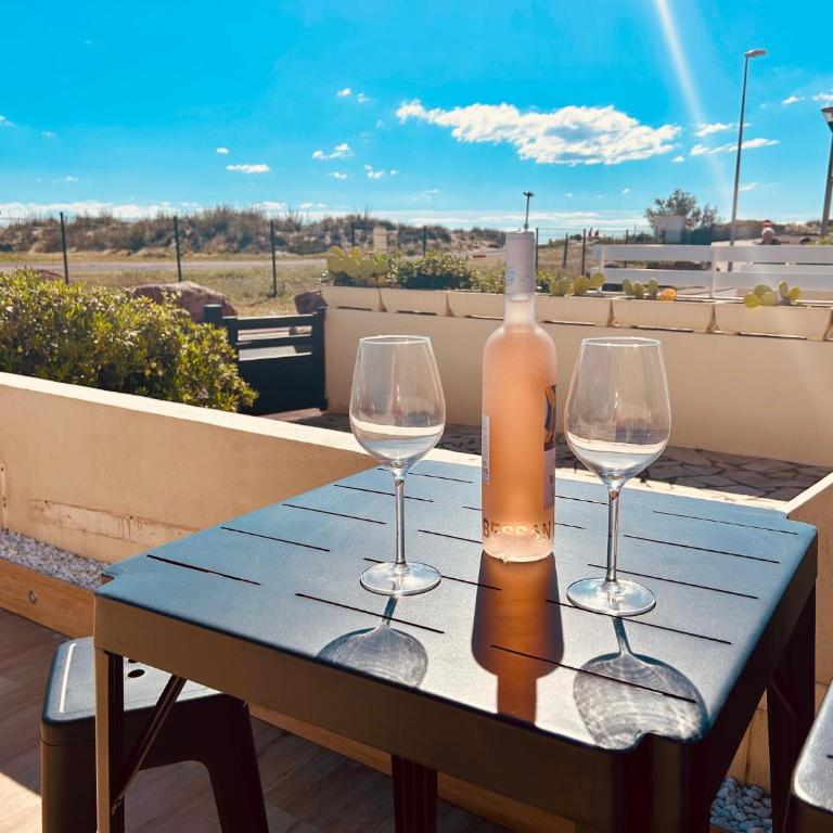 Carmen Village Naturiste Héliopolis AB 50 m plage - Apartment mit 1 Schlafzimmer - 2