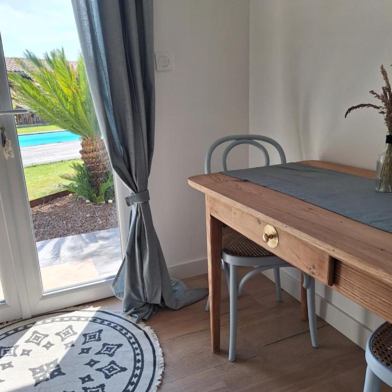 Le spot Landais - Côté piscine - Chambre Double - 5