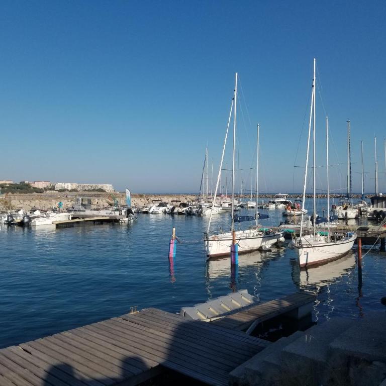 Sète Marina des Quilles, grand T2 climatisé, proche plage, parking privé - Appartement 1 Chambre - 20