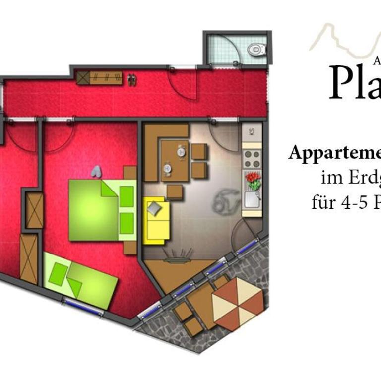 Appartements Platzis - Apartment mit Dusche - 8