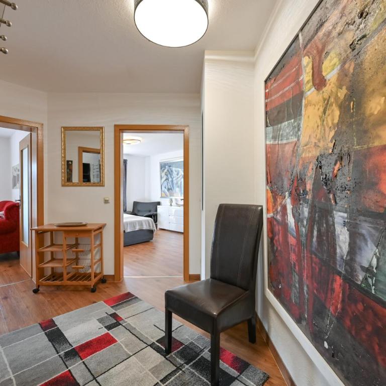 Ferienwohnung Herzstück im Haus Schlossblick - Apartment mit Blick auf die Berge - 13