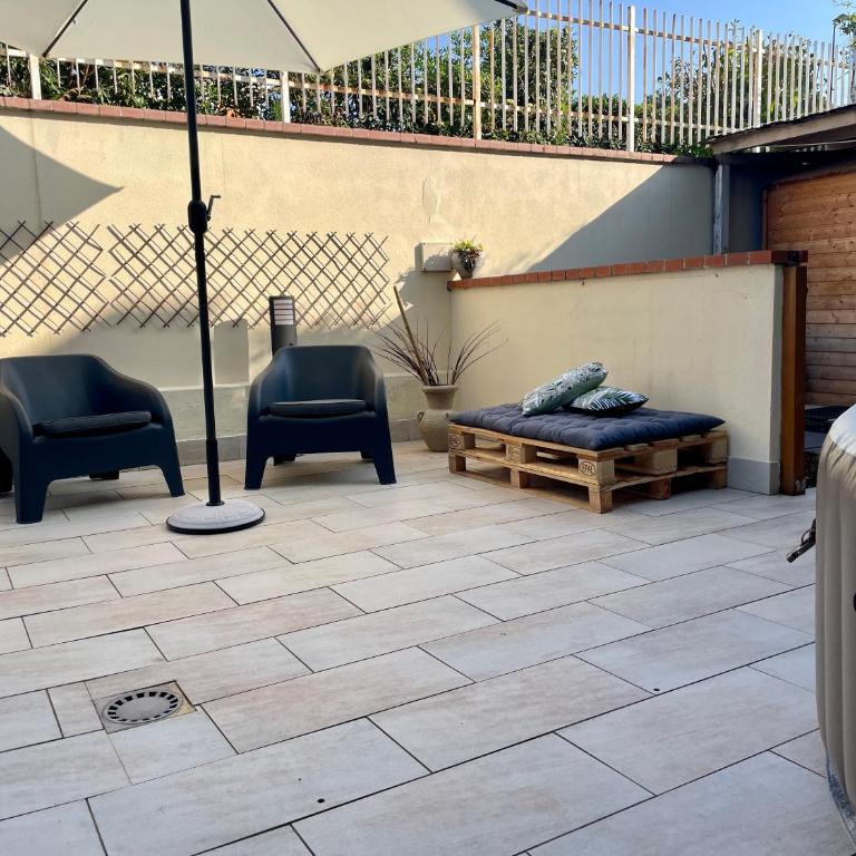 Flat with Terrace & Pool - Apartment mit 1 Schlafzimmer - 8